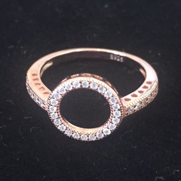 Jewelry - 💗 Circular Fashion Cubic  Zirconia Ring 925 ✨